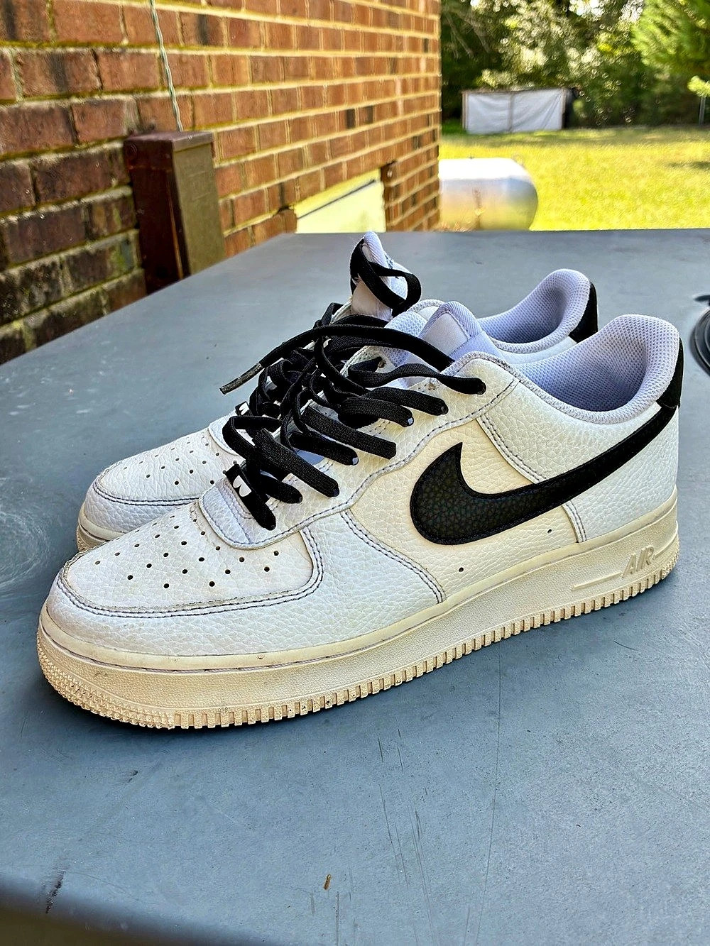 Nike Air Force 1 Low Sneakers White Black US 9